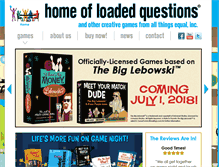 Tablet Screenshot of loadedquestions.com